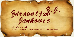 Zdravoljub Janković vizit kartica